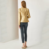 Glam & Golden Double-breasted blazer