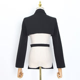 Cut-out back Blazer in colors