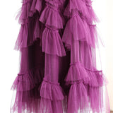 Ruffled Midi Skirt in colors