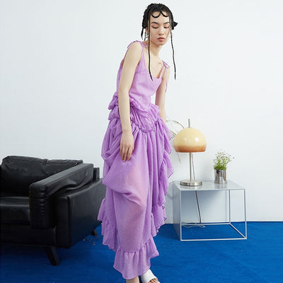 LILA Dreamy Ruffles Maxi Dress