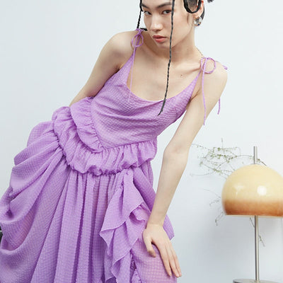 LILA Dreamy Ruffles Maxi Dress