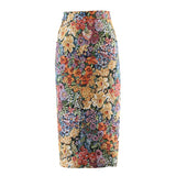 Vintage Florals Midi Skirt in colors