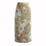 Vintage Florals Midi Skirt in colors