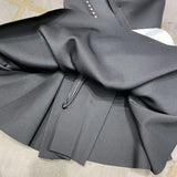 Origami Black-White Mini Dress
