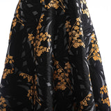 Jacquard Lace Elegant Midi Skirt