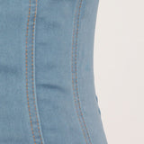 Denim Bustier Bodysuit
