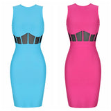 LILIANE Color Block Mini Dress in colors