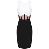 LILIANE Color Block Mini Dress in colors