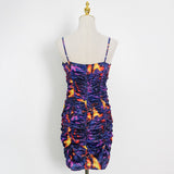 JAYA Shirred Mini Dress
