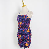 JAYA Shirred Mini Dress