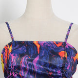 JAYA Shirred Mini Dress