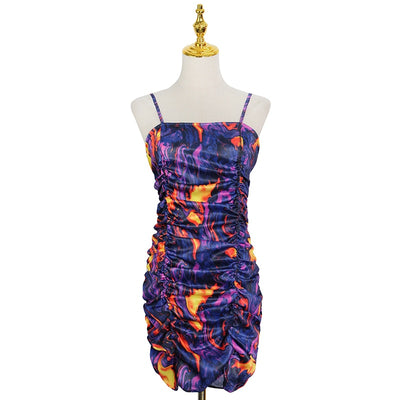 JAYA Shirred Mini Dress