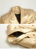 Glam & Golden Double-breasted blazer