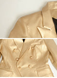 Glam & Golden Double-breasted blazer