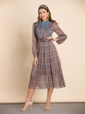 TIANA Belted Midi Dress in colors