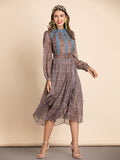 TIANA Belted Midi Dress in colors