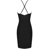 CZARINA Backless Midi Dress