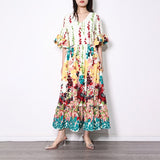 Garden Blooms Boho Maxi Dress