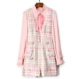 Brocade Playsuit and Blouse Set