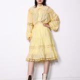 Midi Skirt and Blousy Top Set in colors