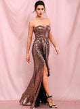 SONDRA Golden Party Gown