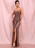 SONDRA Golden Party Gown