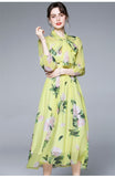 NAOMI Dreamy Floral Midi Dress