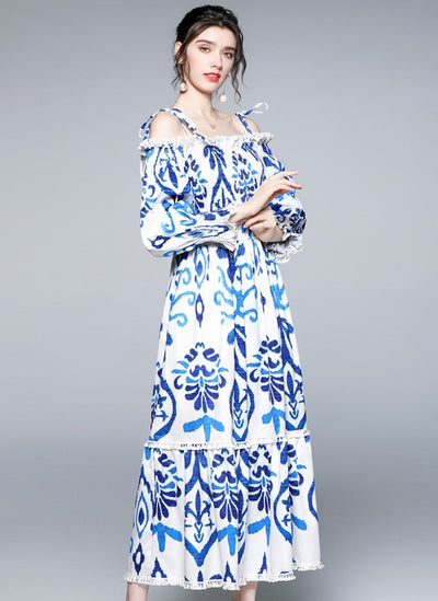 DARA Boho Print Maxi Dress