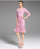 CLEO Elegant Lace Dress in colors