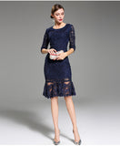 CLEO Elegant Lace Dress in colors