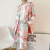 Pastel Dream Blazer and Shorts Set