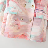 Pastel Dream Blazer and Shorts Set