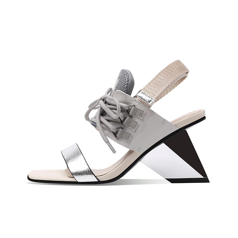 Slingback Strappy Heeled Sandals in colors