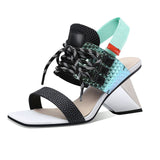 Slingback Strappy Heeled Sandals in colors