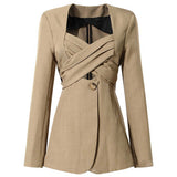 Blazer with Wrap-Around Sash in colors