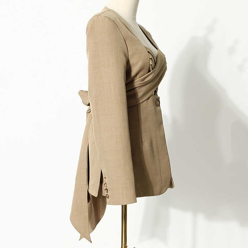 Blazer with Wrap-Around Sash in colors