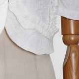 Jacquard Blouse and Mini Skirt Set in colors