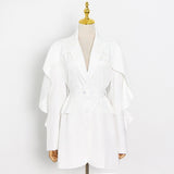 Belted Notched Lapel Coat in colors