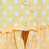 MARINETH Polkadot Ruffled Midi Dress in colors