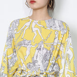 TATIANA Belted Boho Mini Dress in colors