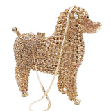 Golden Poodle Fancy Clutch