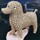 Golden Poodle Fancy Clutch