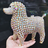 Golden Poodle Fancy Clutch