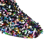 Colorful Sequins Mid-calf Party Boots