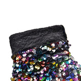 Colorful Sequins Mid-calf Party Boots