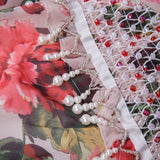 DANIE Belted Floral Midi Dress