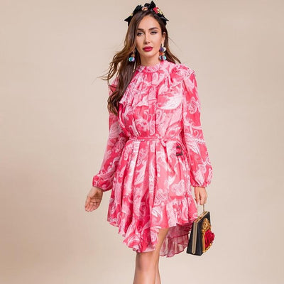 CYNDY Printed Mini Dress