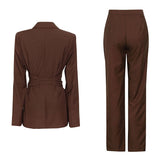 Blazer and Straight Pants Sent