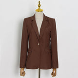 Blazer and Straight Pants Sent