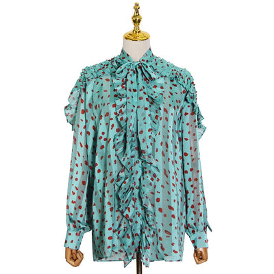 Dainty Hearts Ruffled Blouse